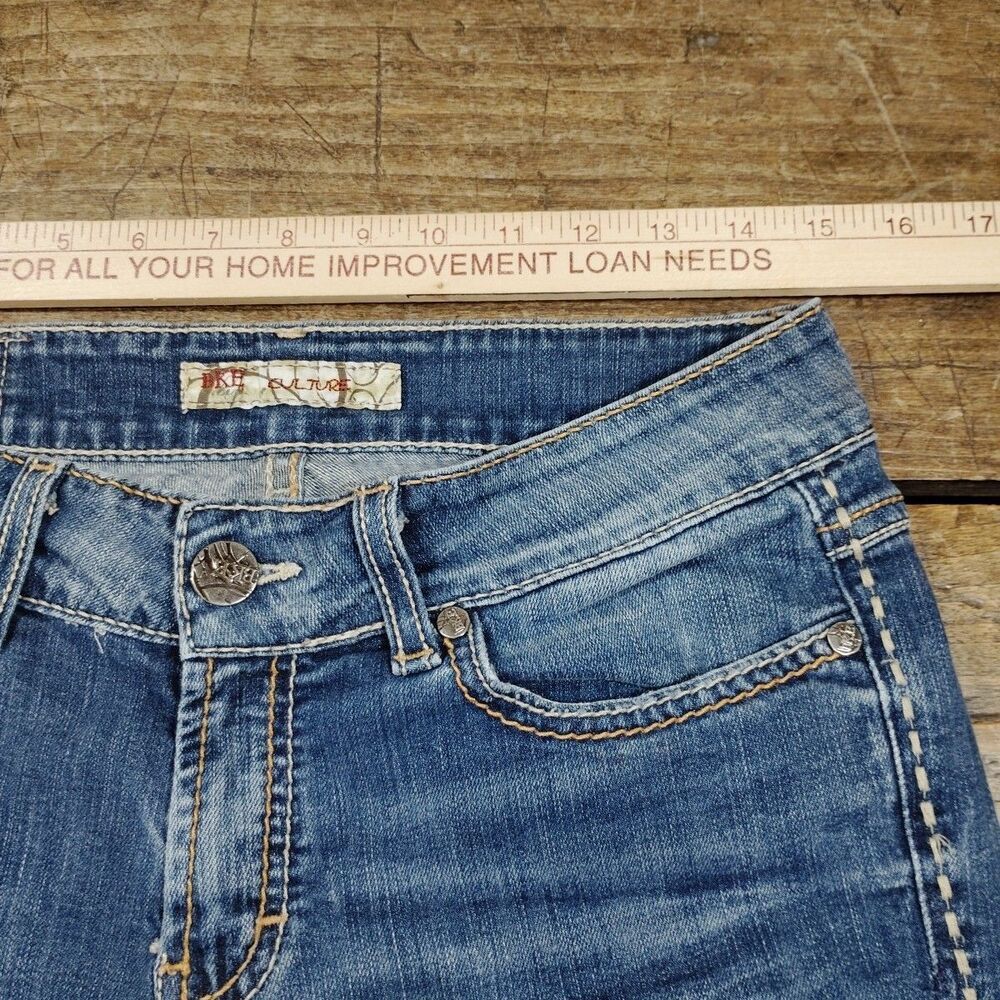 BKE Culture Women’s Jeans 29 x 33 1/2 Bootcut Low Rise Stretch Distressed - Picture 8 of 11